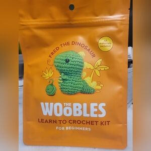 The Woobles 'Fred The Dinosaur' Crochet Kit for Beginners